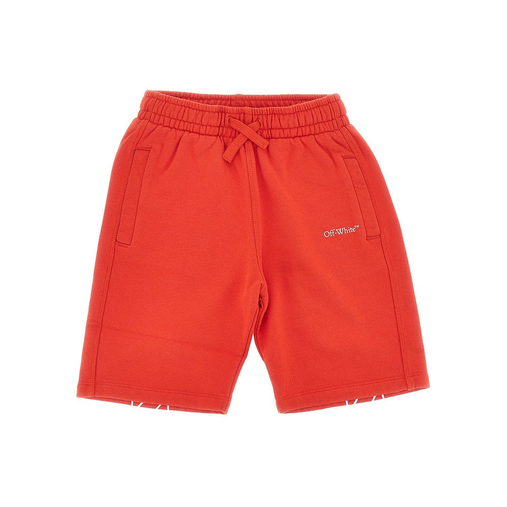 OFF WHITE Diag print sweatshorts