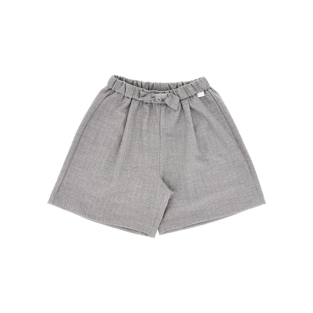Il Gufo Lurex fabric shorts