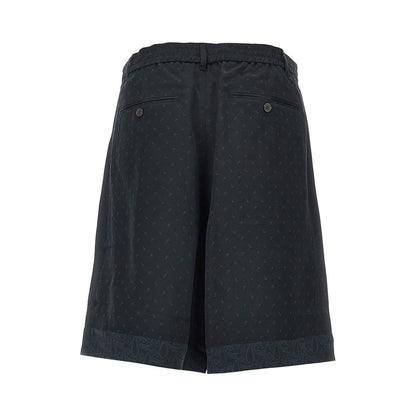 EMPORIO ARMANI Jacquard Paisley fabric shorts