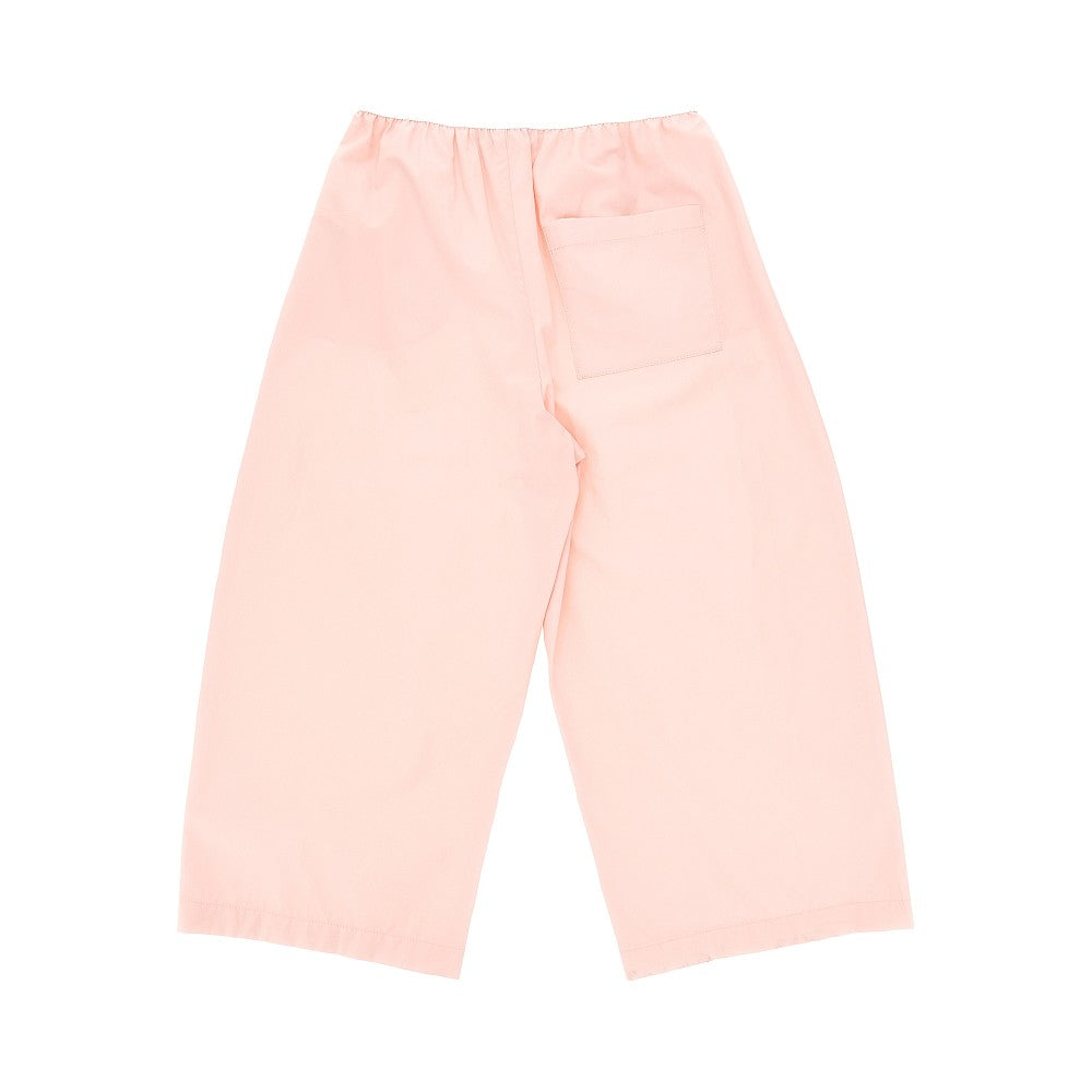 FENDI Poplin pants with Baguette pouch
