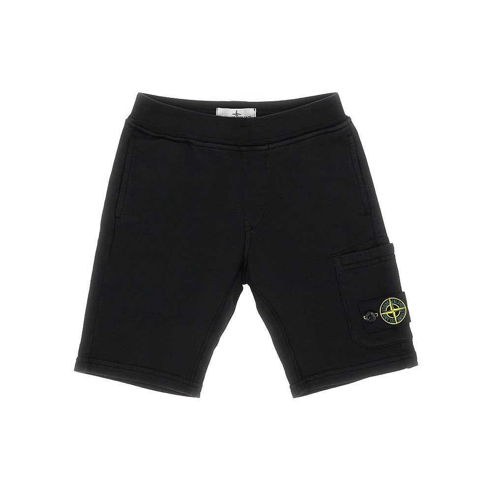 STONE ISLAND Sweatshorts with logo badge