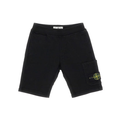 STONE ISLAND Sweatshorts with logo badge