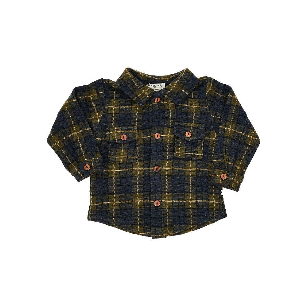 1 + in the Family Check flannel shirt