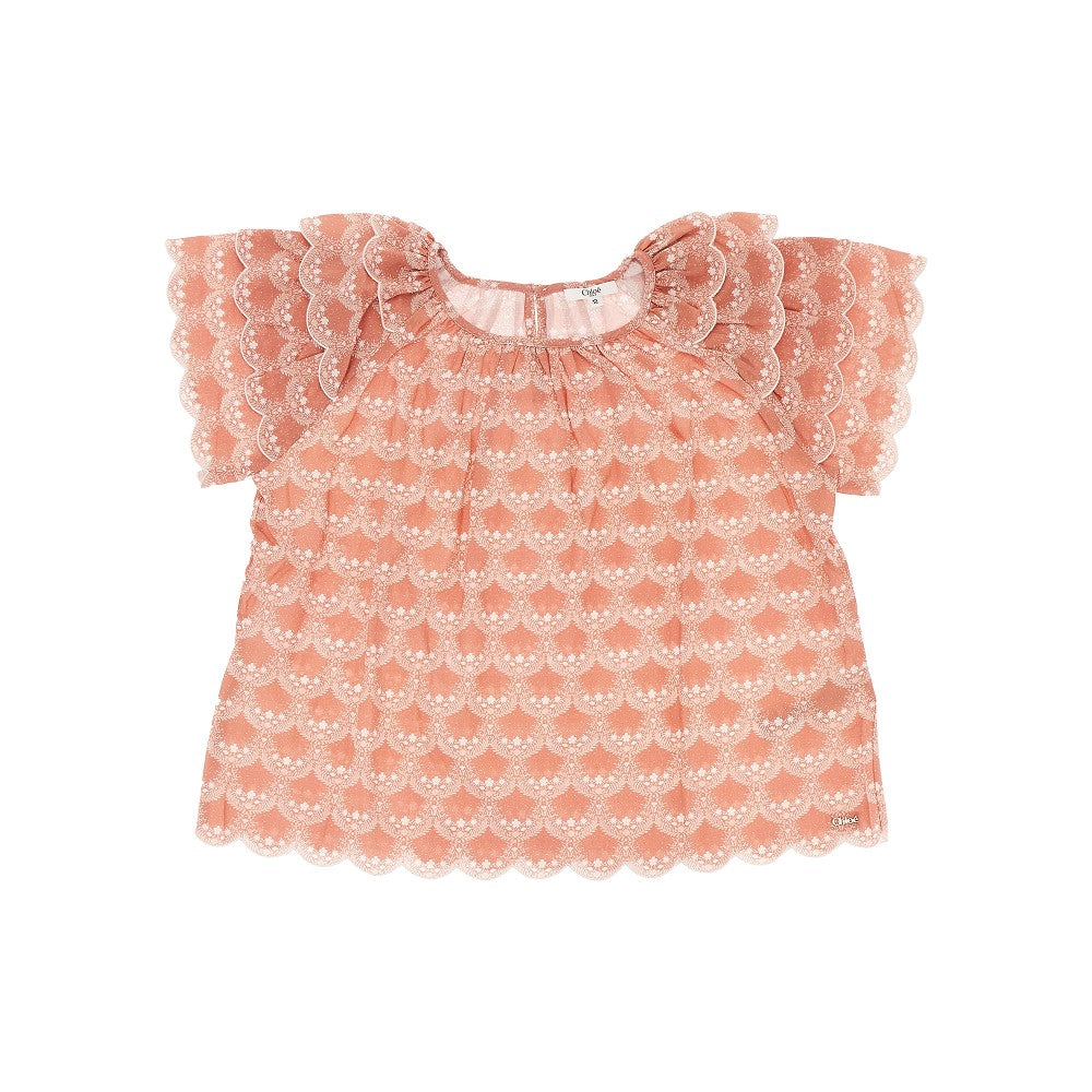 CHLOE' Printed cotton blouse