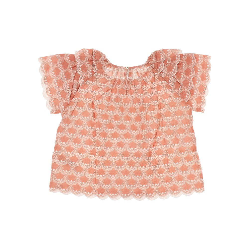 CHLOE' Printed cotton blouse