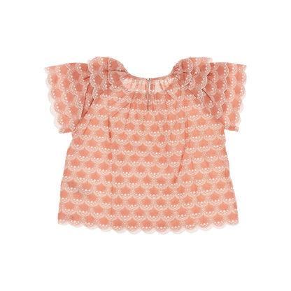 CHLOE' Printed cotton blouse