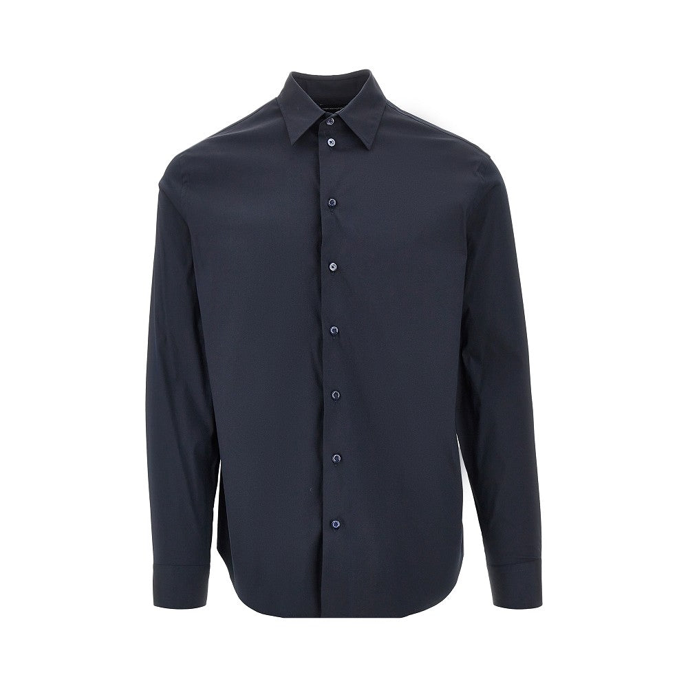 EMPORIO ARMANI Stretch poplin shirt