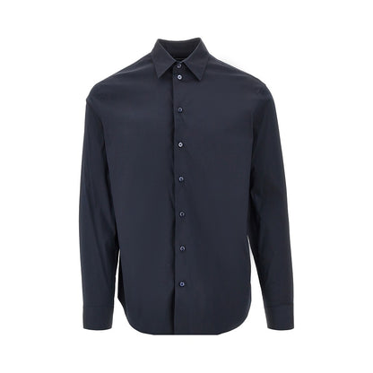 EMPORIO ARMANI Stretch poplin shirt