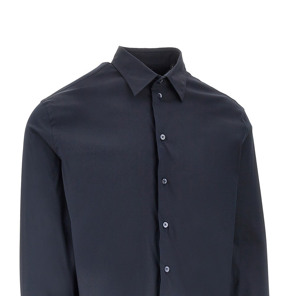 EMPORIO ARMANI Stretch poplin shirt