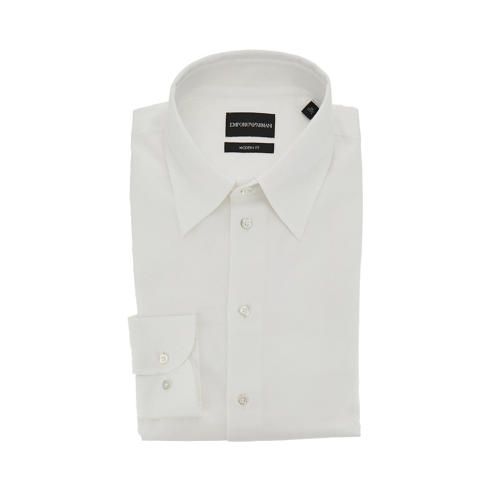 EMPORIO ARMANI Modern Fit cotton shirt