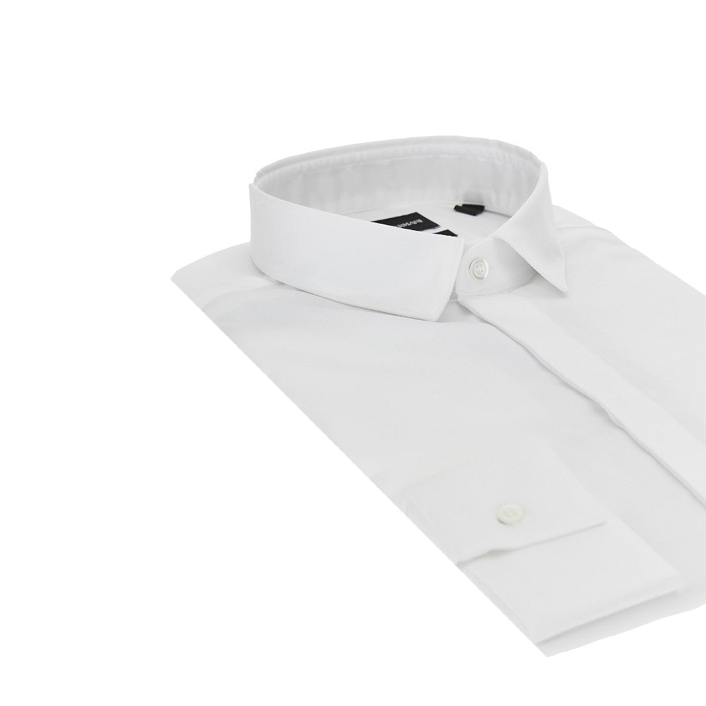 EMPORIO ARMANI Stretch twill shirt