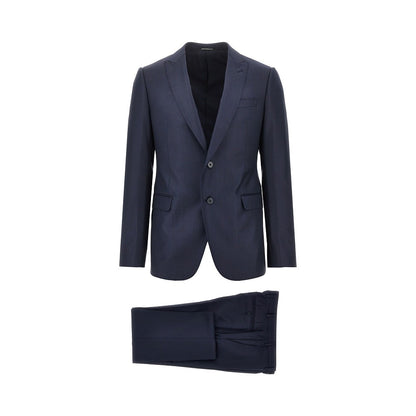 EMPORIO ARMANI Jacquard wool M Line suit
