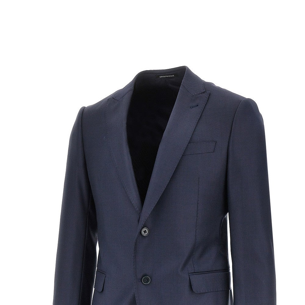 EMPORIO ARMANI Jacquard wool M Line suit