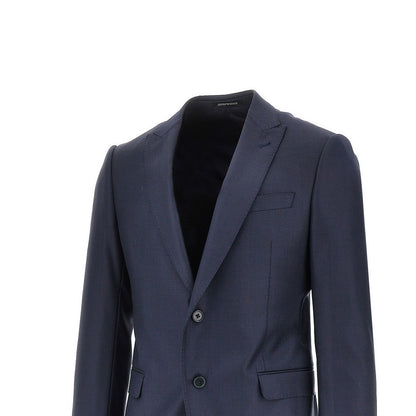 EMPORIO ARMANI Jacquard wool M Line suit