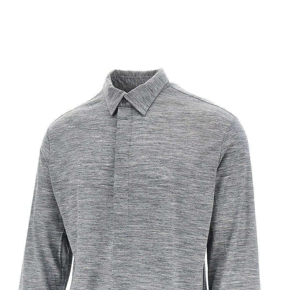 EMPORIO ARMANI Wool jersey shirt