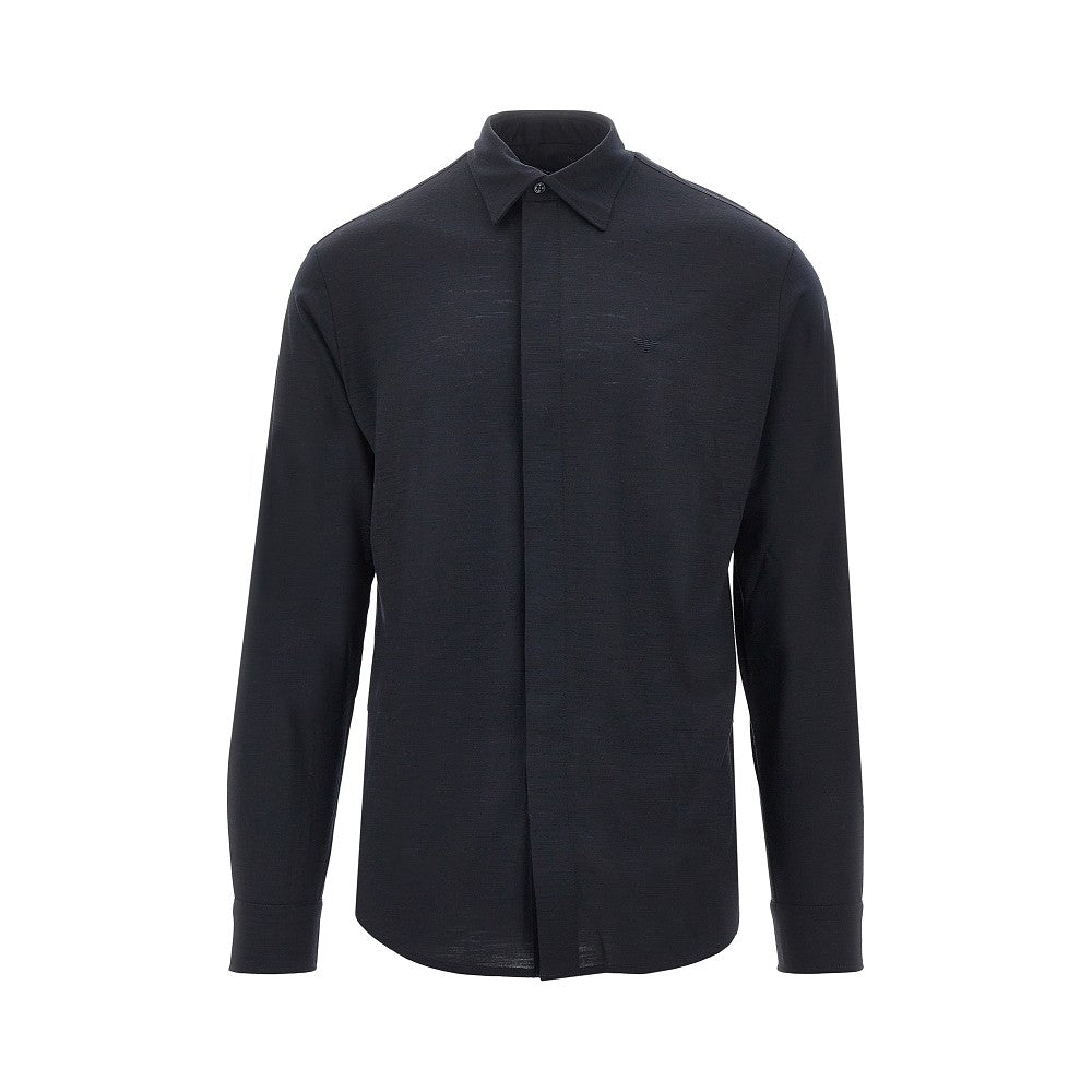 EMPORIO ARMANI Wool jersey shirt