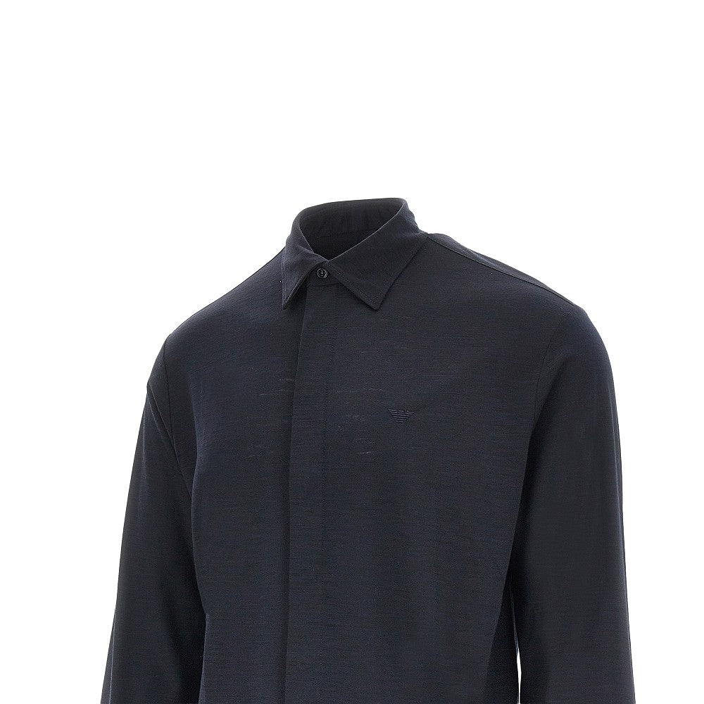 EMPORIO ARMANI Wool jersey shirt