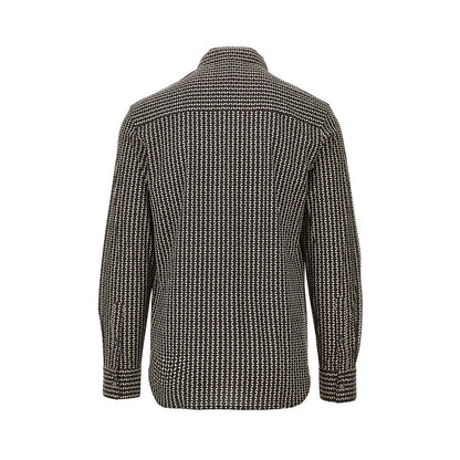 EMPORIO ARMANI Printed lyocell-blend shirt
