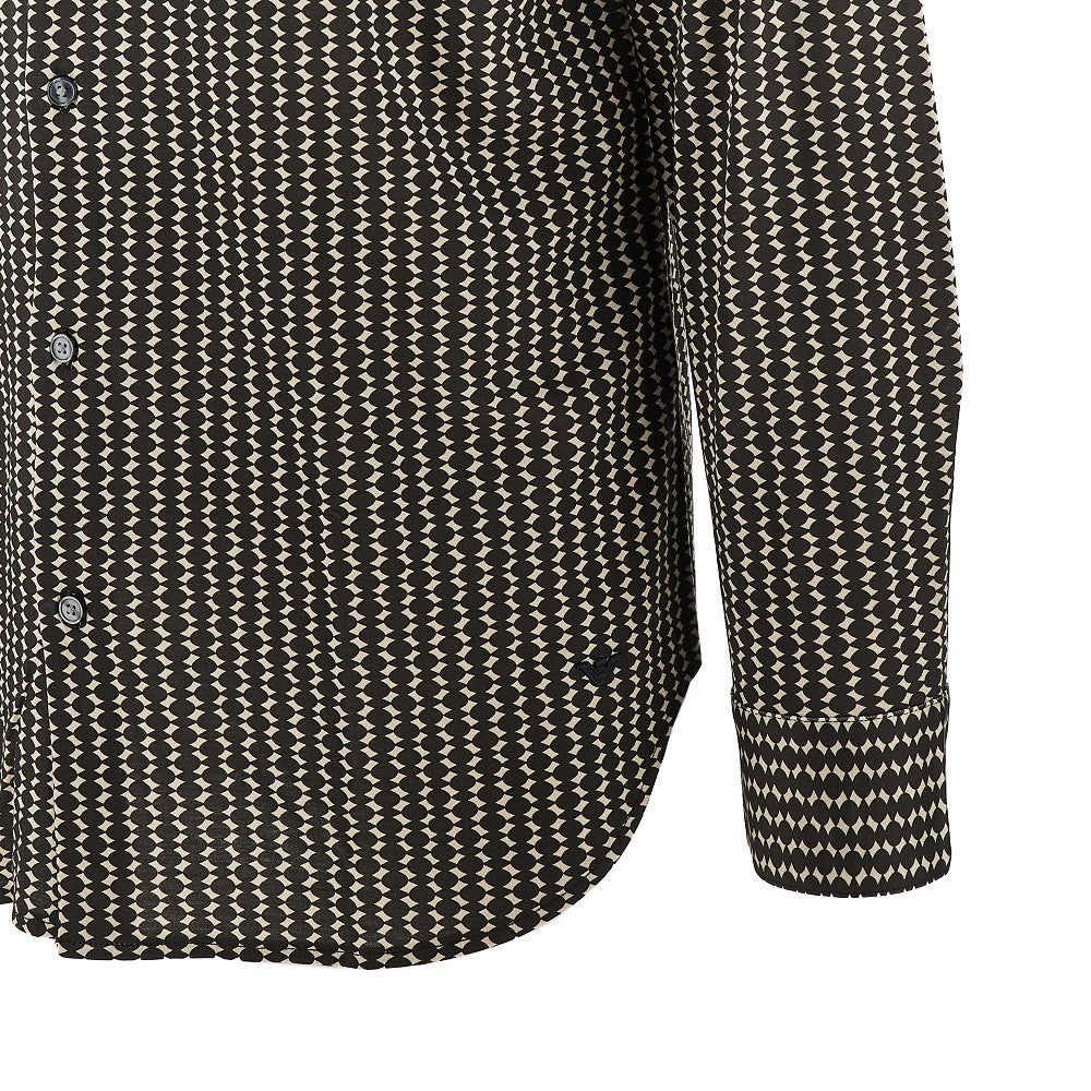EMPORIO ARMANI Printed lyocell-blend shirt