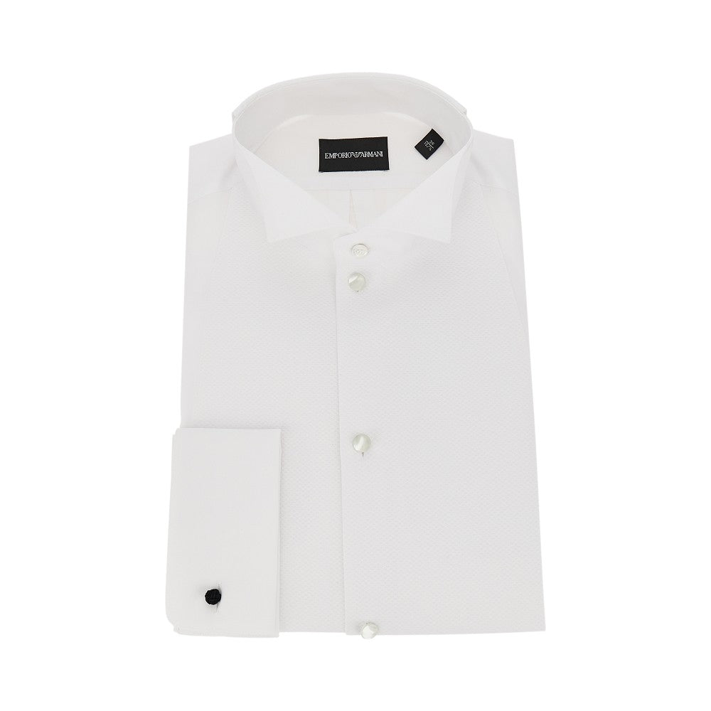 EMPORIO ARMANI Poplin shirt with