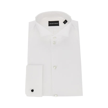 EMPORIO ARMANI Poplin shirt with