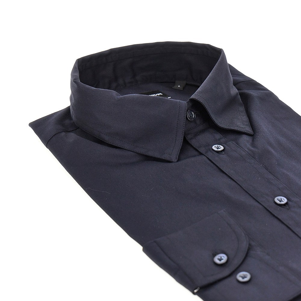 EMPORIO ARMANI Cotton-blend technical poplin shirt