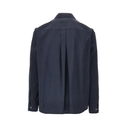 Emporio Armani Silk-hand viscose shirt