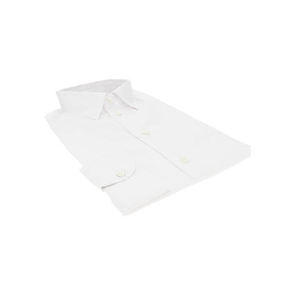 EMPORIO ARMANI Micro-textured cotton shirt