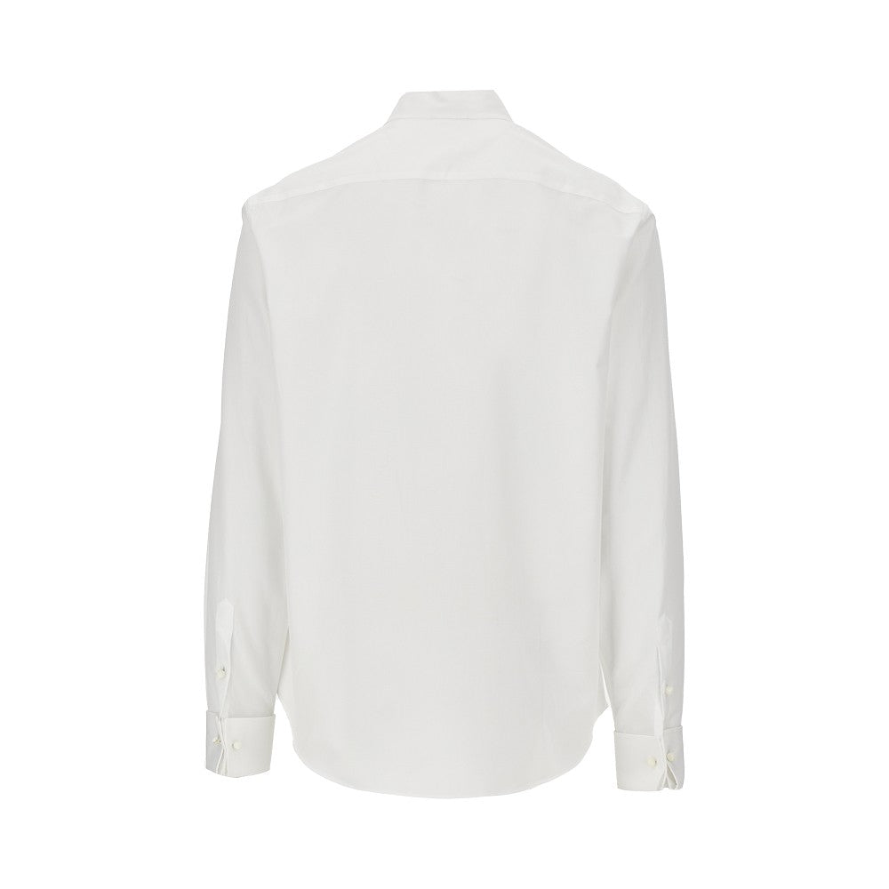 Emporio Armani Cotton shirt with mother-of-pearl buttons