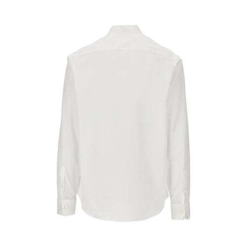 Emporio Armani Cotton shirt with mother-of-pearl buttons