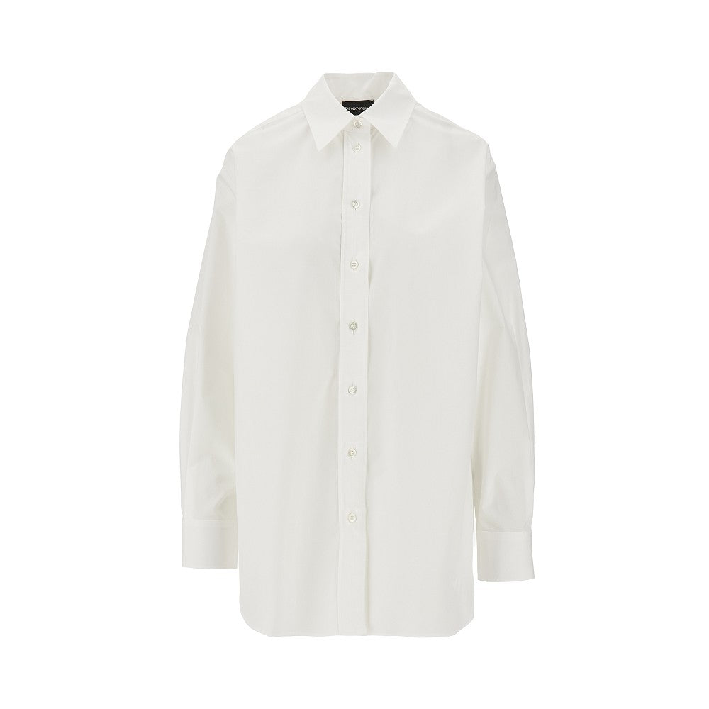 EMPORIO ARMANI Oversized poplin shirt