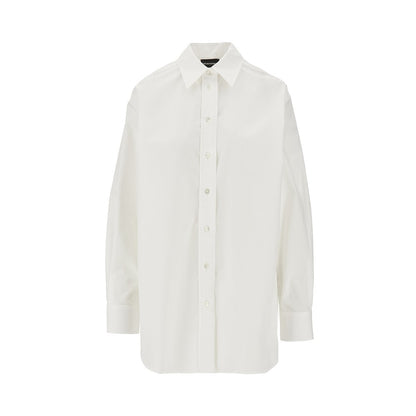EMPORIO ARMANI Oversized poplin shirt