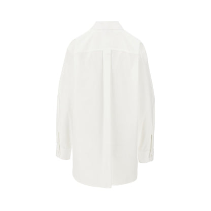 EMPORIO ARMANI Oversized poplin shirt