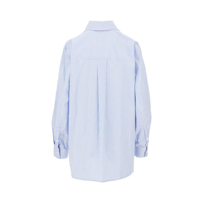 EMPORIO ARMANI Striped poplin shirt