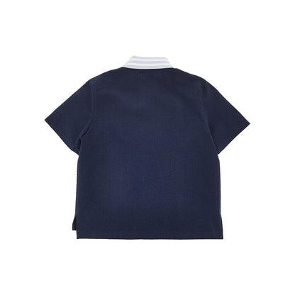 FENDI Cotton seersucker shirt with logo