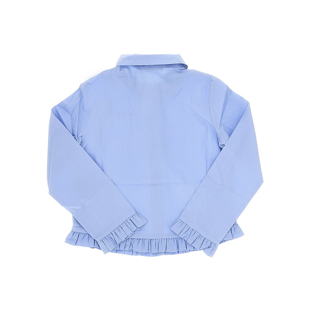 MARNI Ruffled poplin shirt