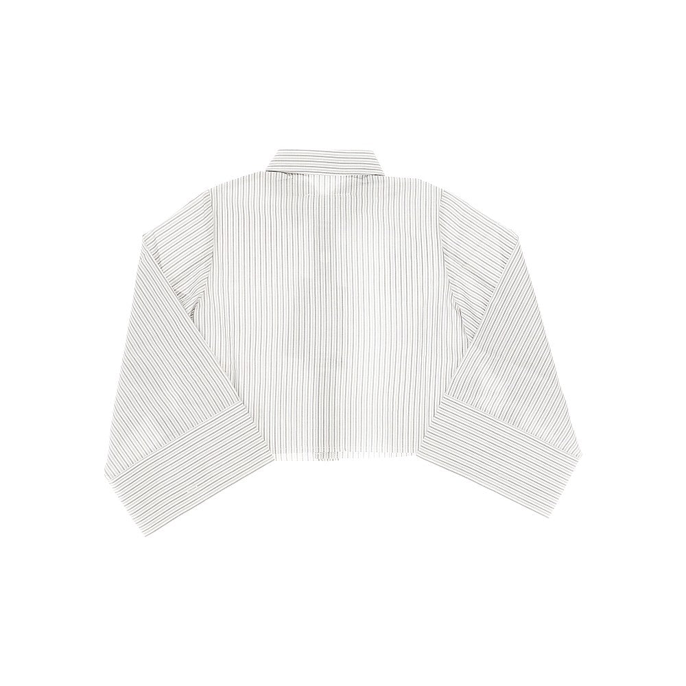 MM6 Maison Margiela Striped cropped shirt
