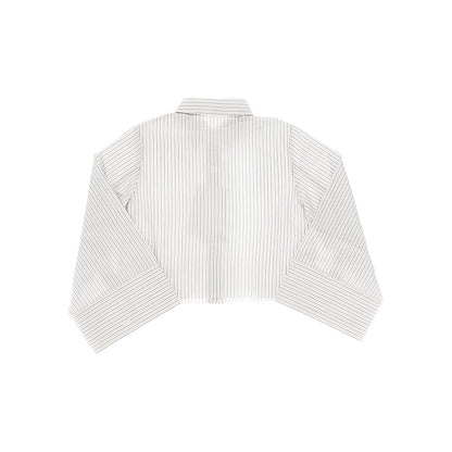 MM6 Maison Margiela Striped cropped shirt