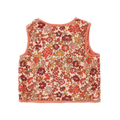 Bonpoint 'Layla' quilted Liberty cotton vest