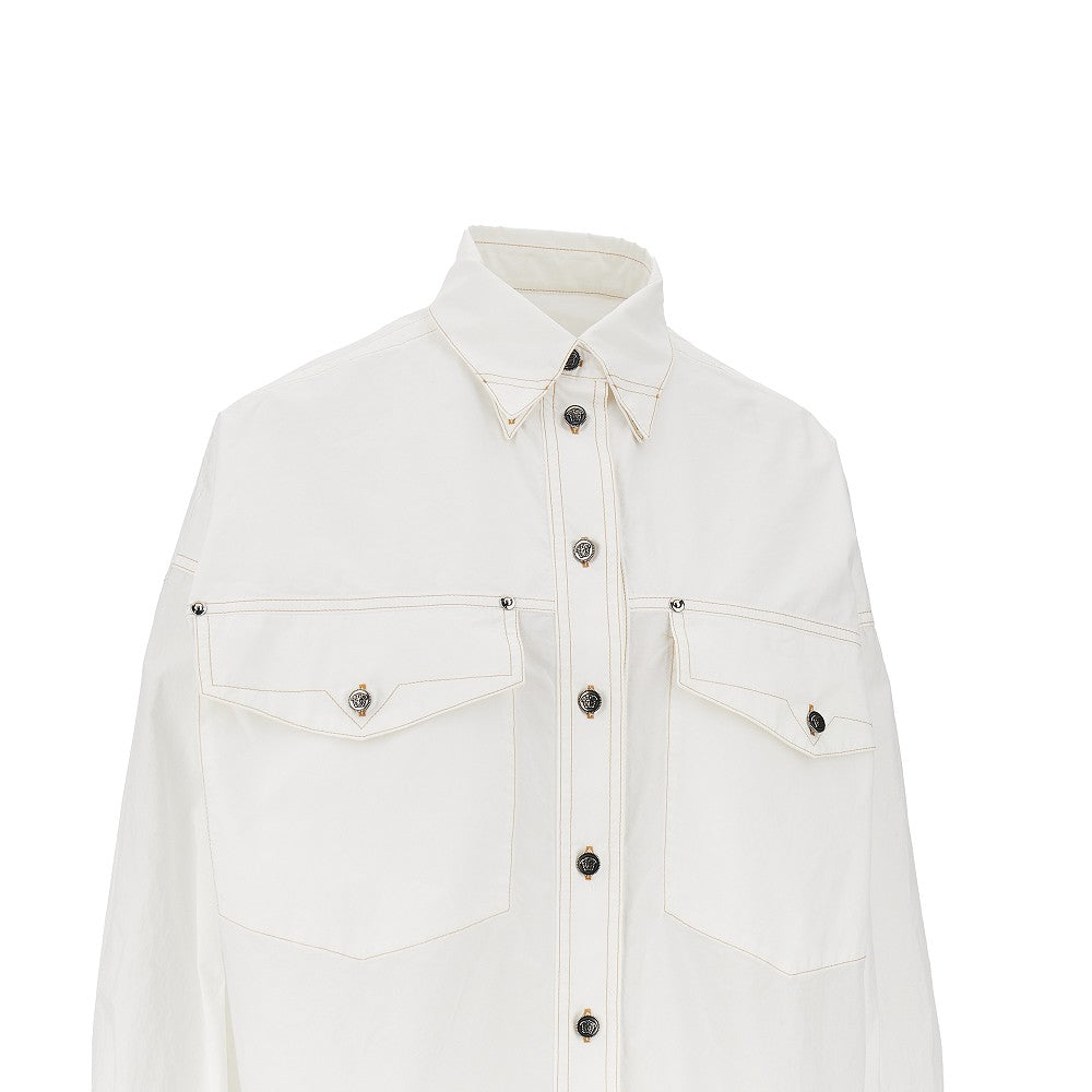 VERSACE Cotton poplin shirt