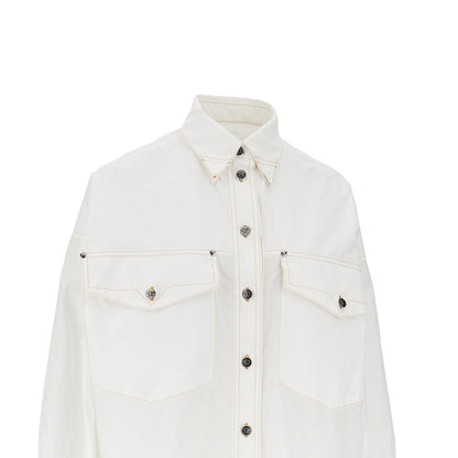 VERSACE Cotton poplin shirt