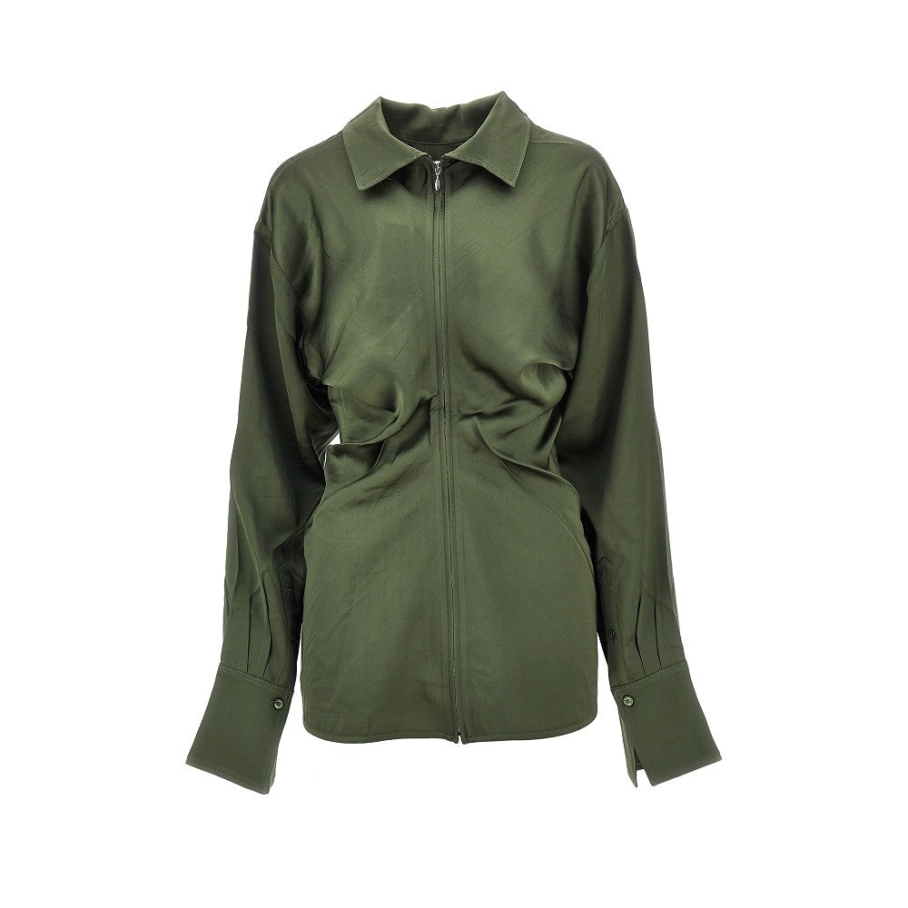TOTEME Satin slouch blouse