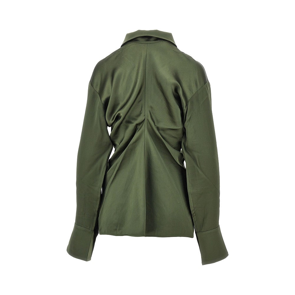 TOTEME Satin slouch blouse