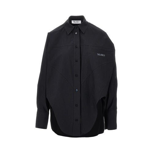 THE ATTICO Oversized shirt with moulded hem