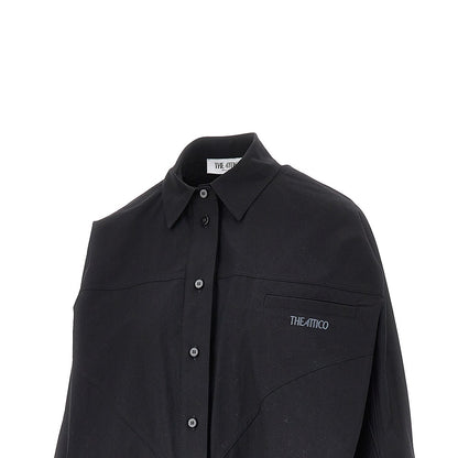 THE ATTICO Oversized shirt with moulded hem