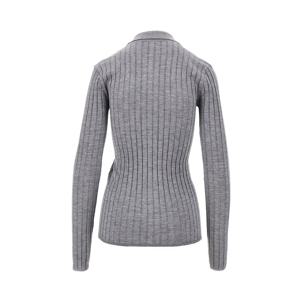 TOTEME Ribbed cashmere and silk cardigan