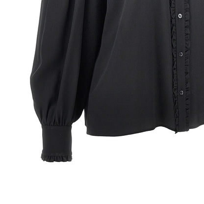 Chloé Crêpe de chine and lace blouse