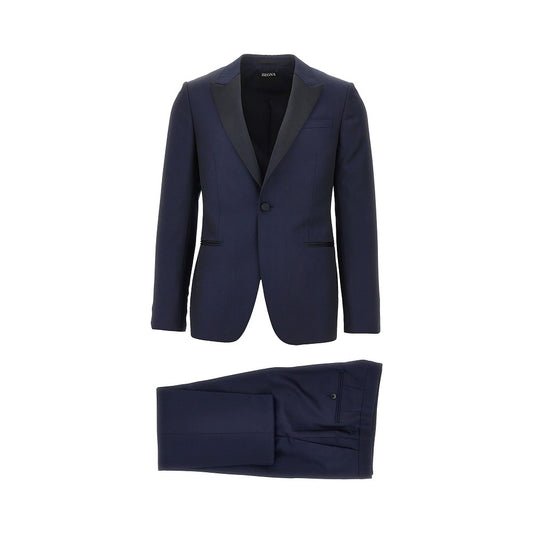 ZEGNA Wool and mohair evening tailored suit