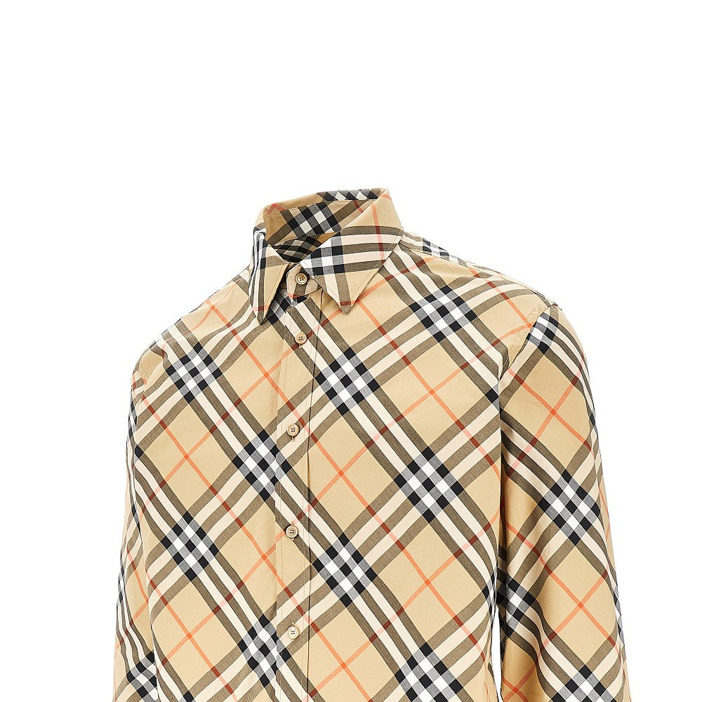 BURBERRY Check poplin shirt