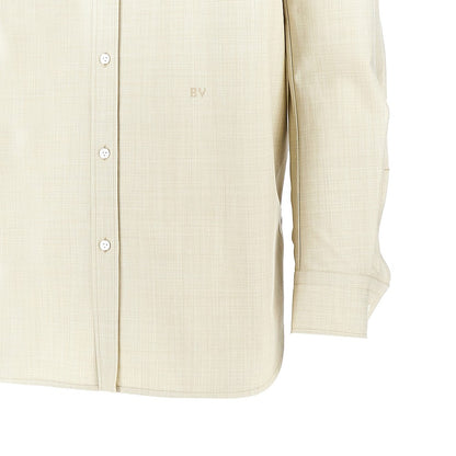 BOTTEGA VENETA Wool and cotton twill shirt